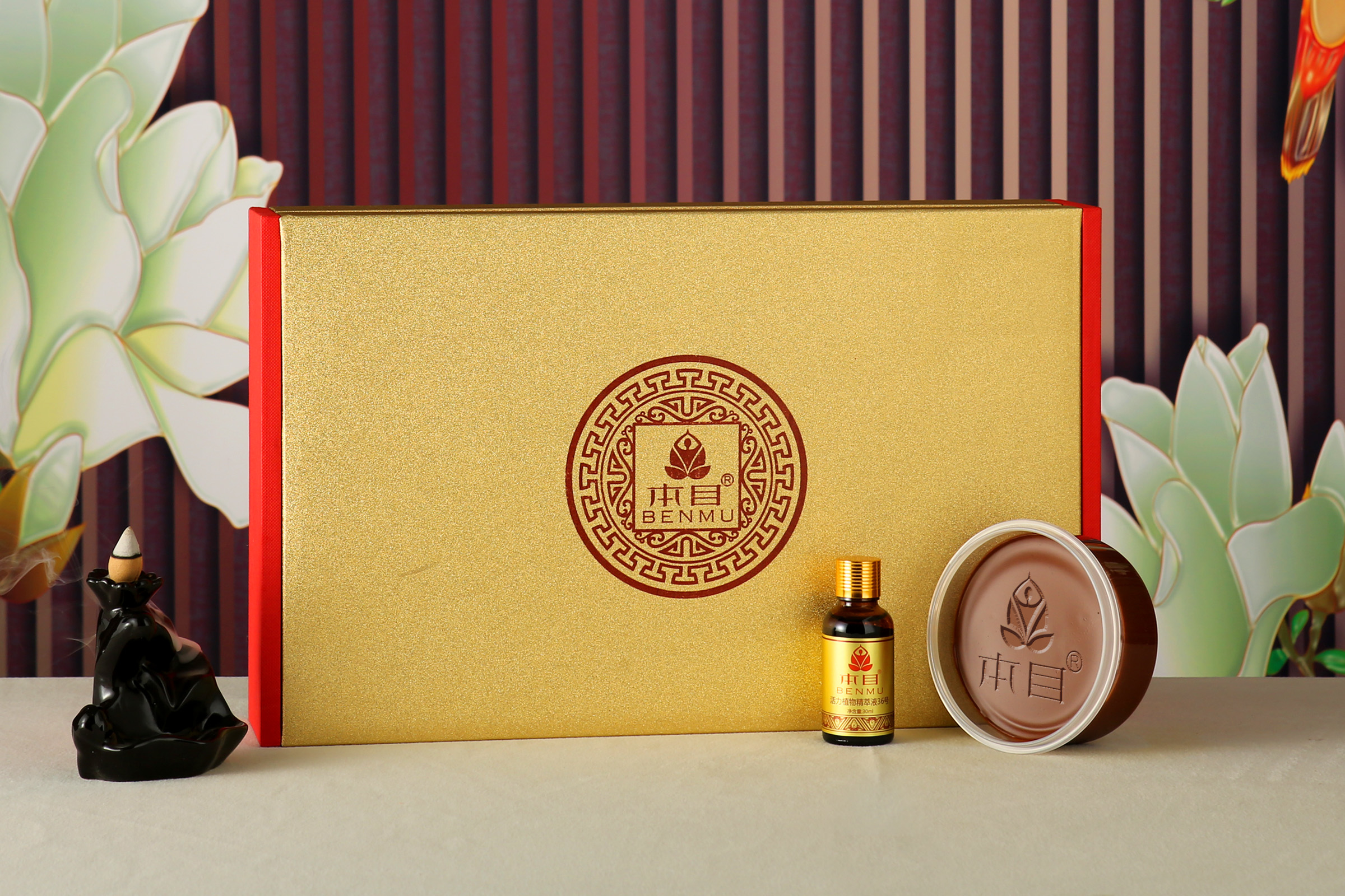 本目溫清背部套